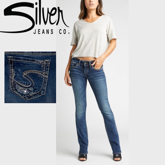 Silver Jeans Women's Blue Boot Cut Jeans - Picture 1 of 15